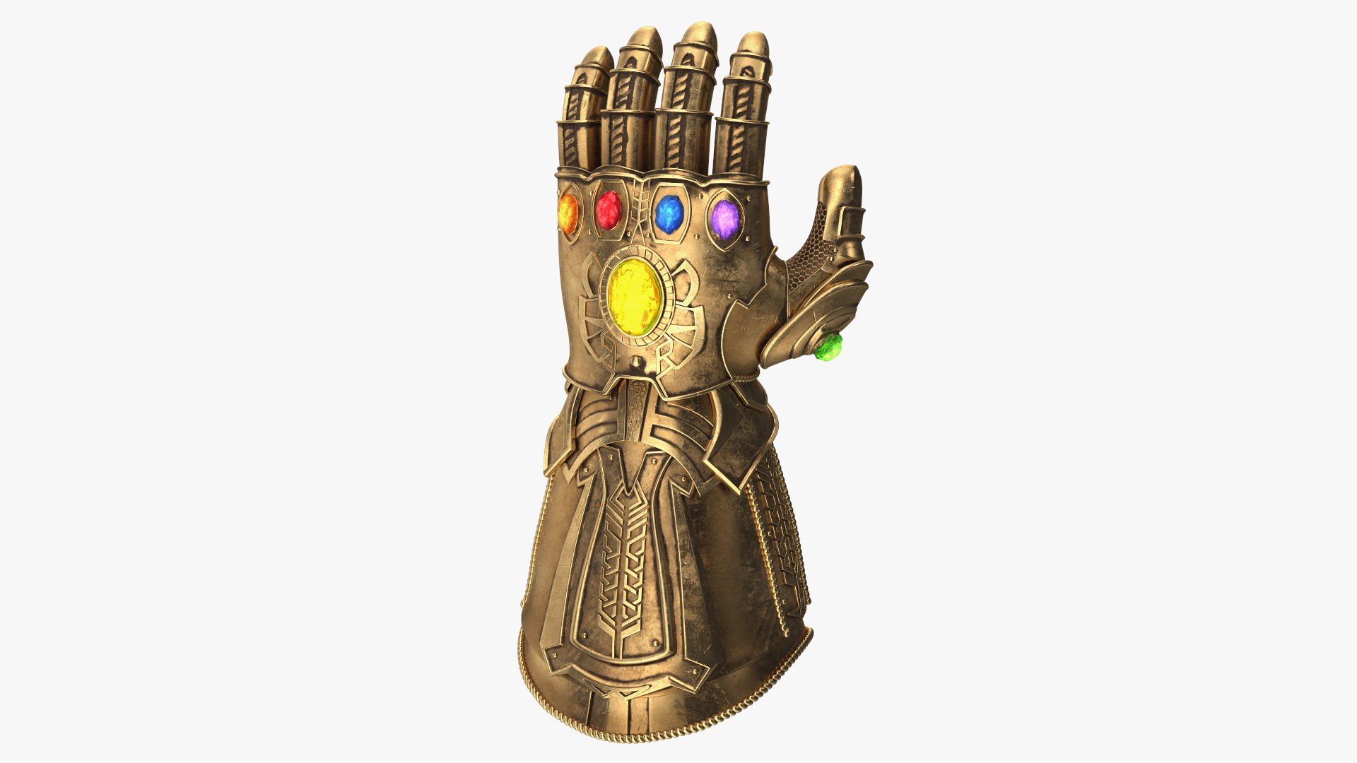Infinity Gauntlet Glow Rigged for Cinema 4D 3D model preview