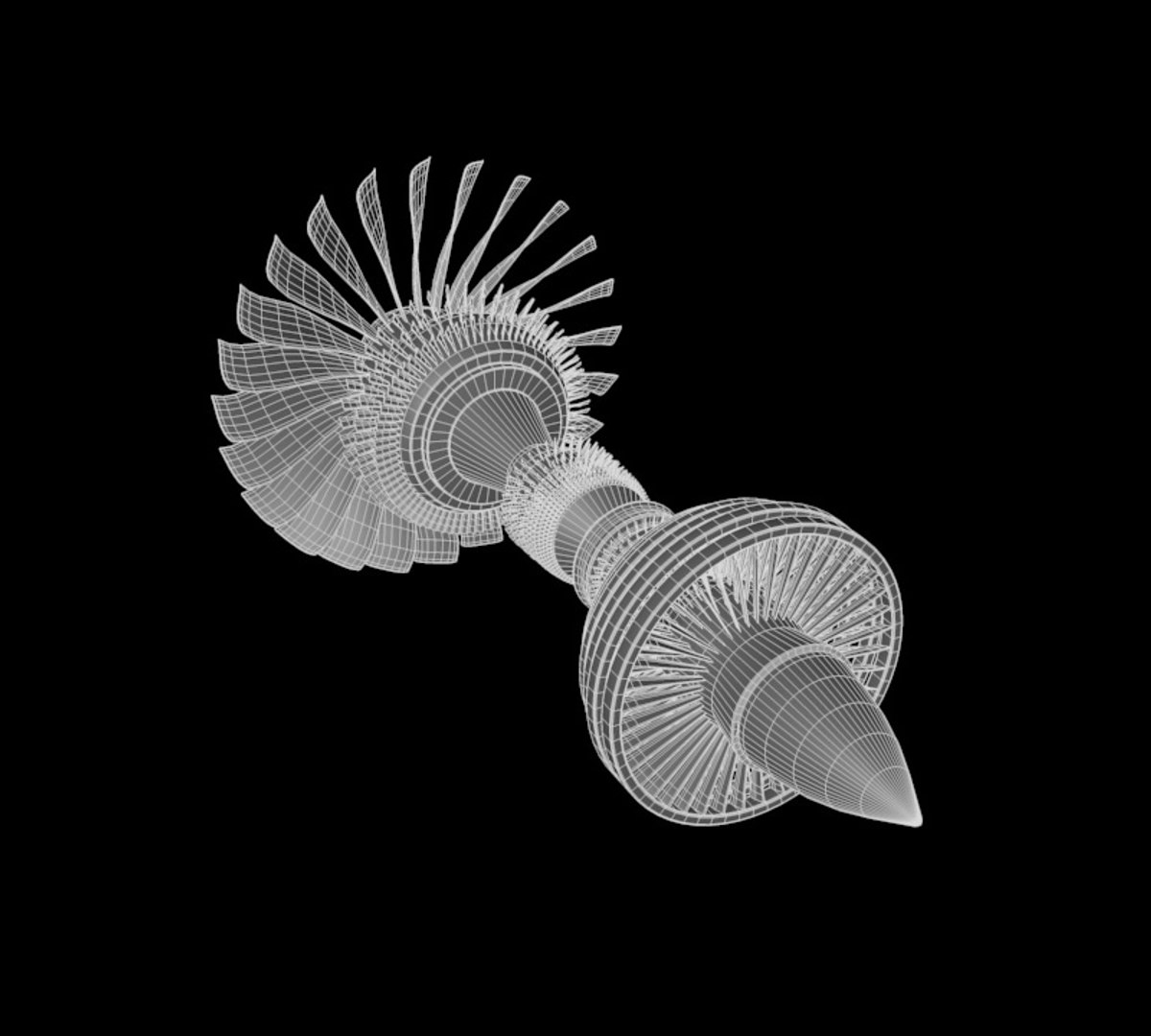 Max Turbo-fan Engine Parts Fan
