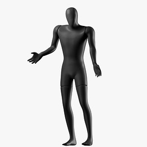 3D Rigged Male Mannequin model