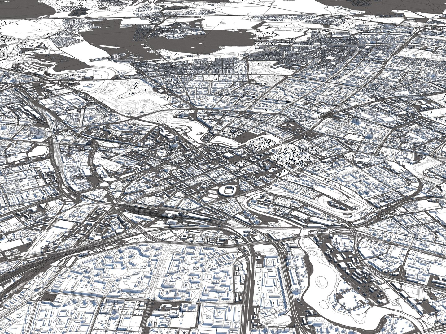 3D Buildings Houses Maps - TurboSquid 1611725