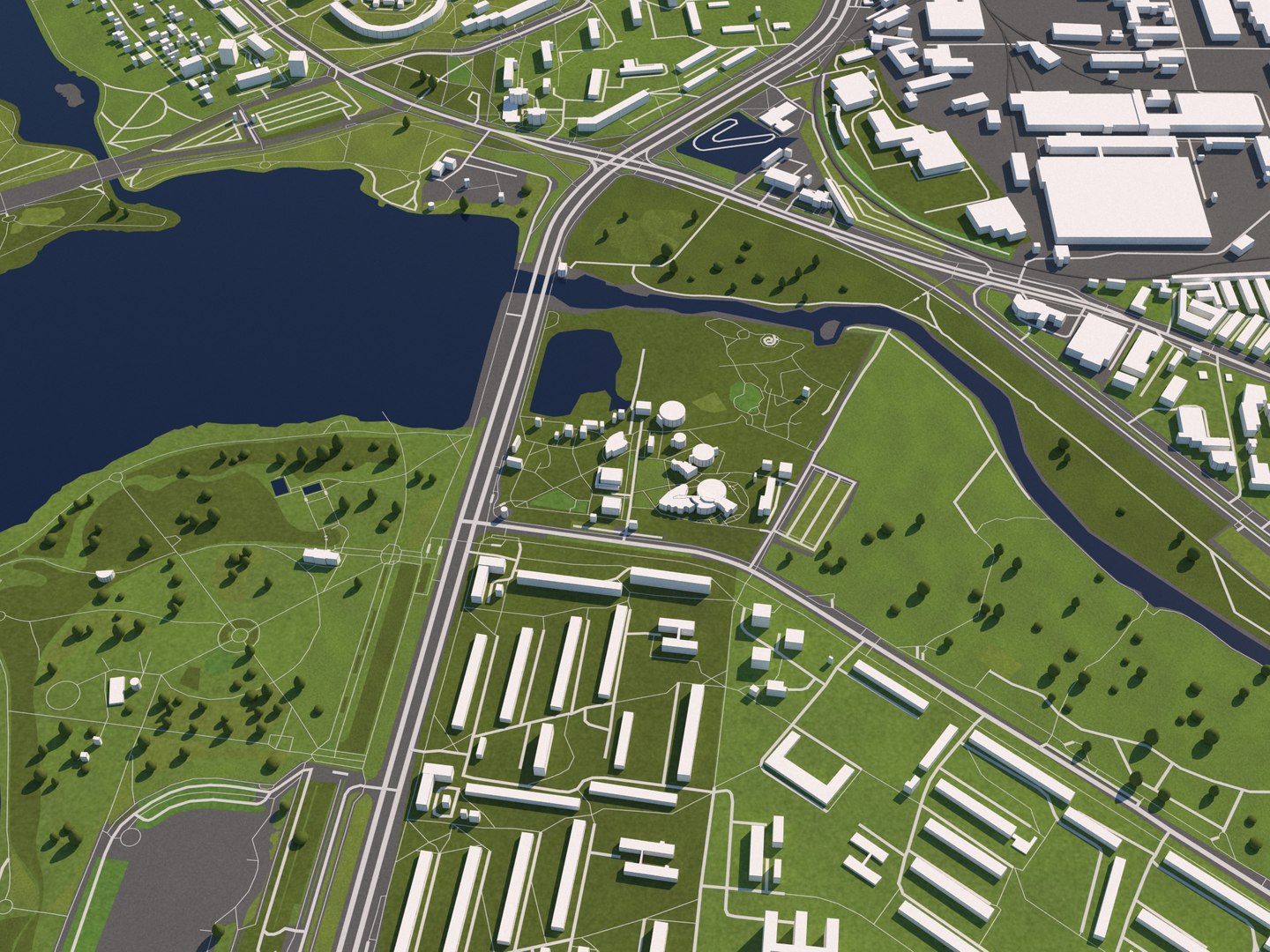 3D Buildings Houses Maps - TurboSquid 1611725