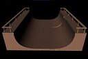 half pipe small 3d model