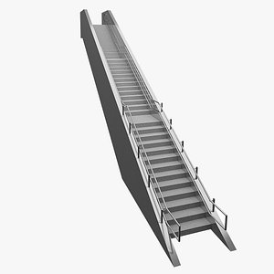 3D Staircase 02 model