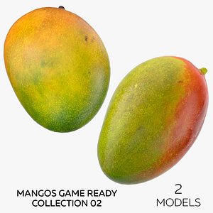 3D model Mangos Game Ready Collection 02 - 2 models
