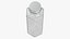 Glass Bottle Decorative Hex