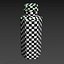 Glass Bottle Decorative Hex