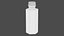 Glass Bottle Decorative Hex