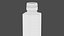 Glass Bottle Decorative Hex
