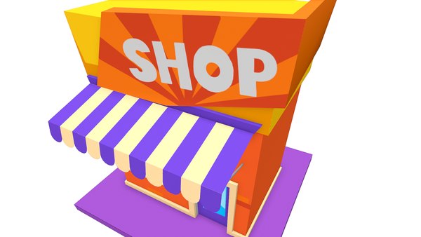 Cartoon Shop Building 3D model - TurboSquid 2006059