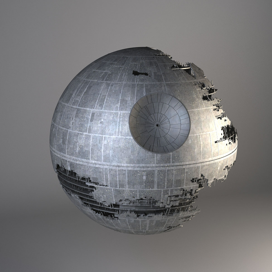 3d model of ultimate star wars https://p.turbosquid.com/ts-thumb/YO/i5EqDp/pWtYyT69/death_star_destroyed/jpg/1455040072/1920x1080/turn_fit_q99/f78ef017a57d72a0d5364c5a1d793b6e991832a1/death_star_destroyed-1.jpg