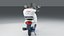 Retro Pearl Classic Scooter High Detail 4K PBR Vehicle 3D Model