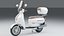 Retro Pearl Classic Scooter High Detail 4K PBR Vehicle 3D Model