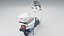 Retro Pearl Classic Scooter High Detail 4K PBR Vehicle 3D Model