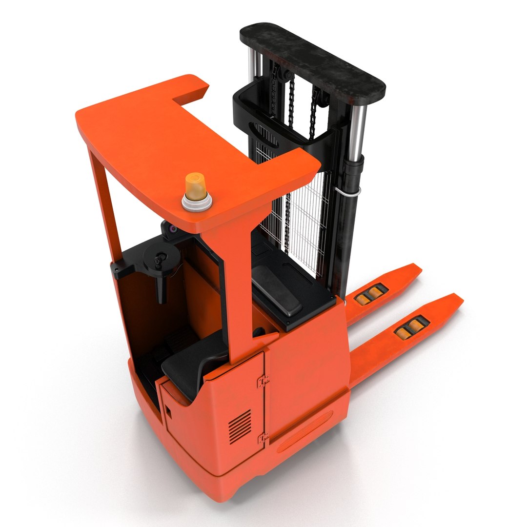 3d Rider Stacker Red Modeled