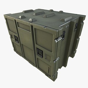 3dsmax military crate