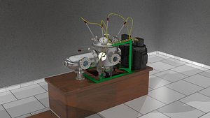 3d model vacuum chamber