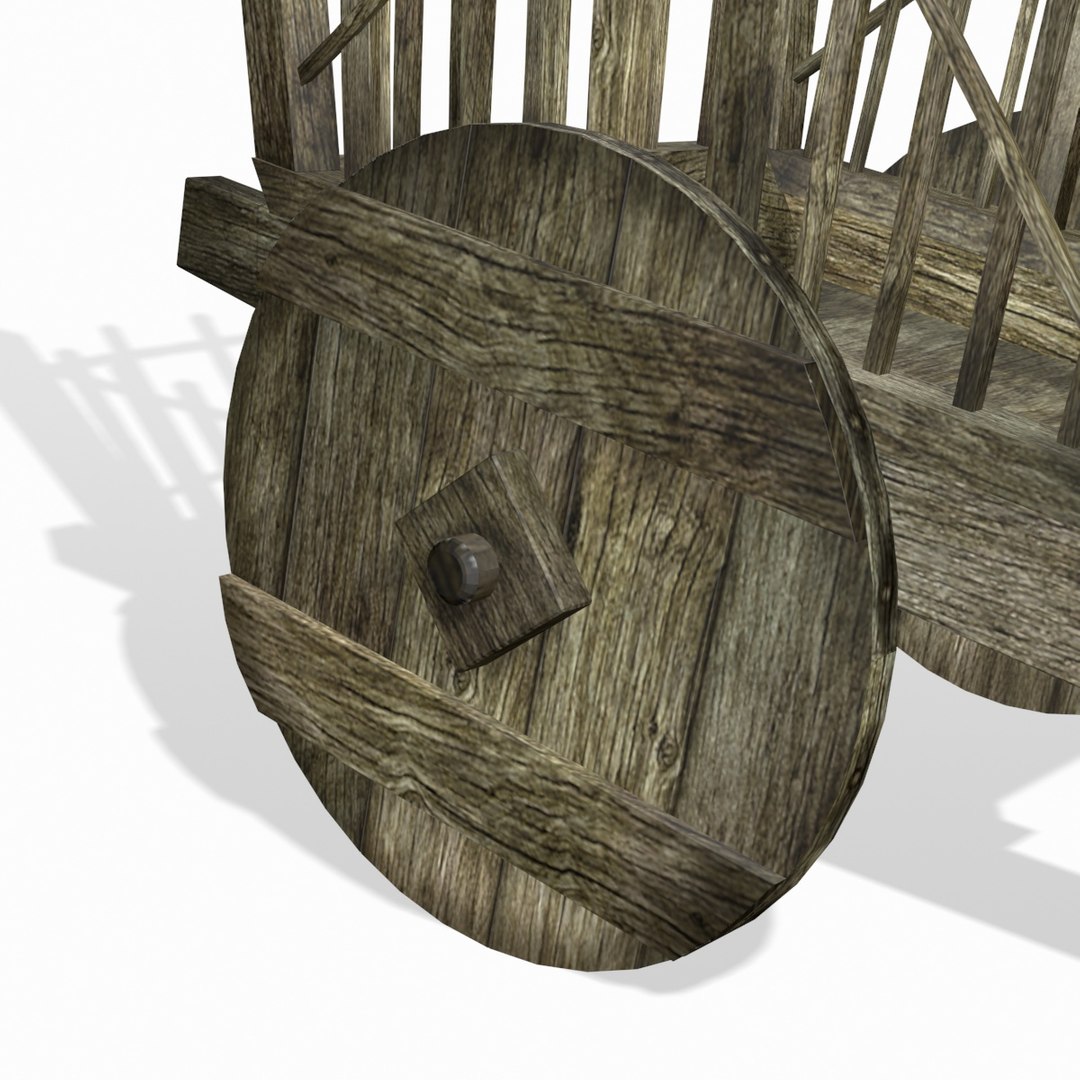Medieval Hay Cart Fantasy 3d X