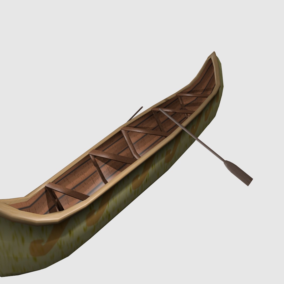 3d Max Indian Canoe