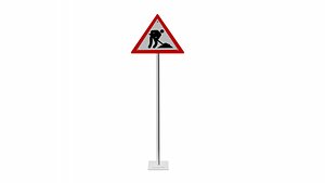 3D model work track road