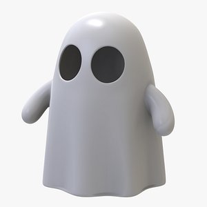 Little Cartoon Ghost 3D