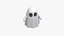Little Cartoon Ghost 3D