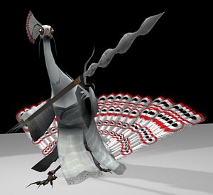 free blend model kung fu panda 2
