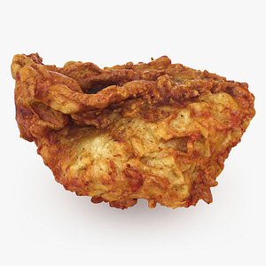 3D KFC Fried Chicken Breast 1 model