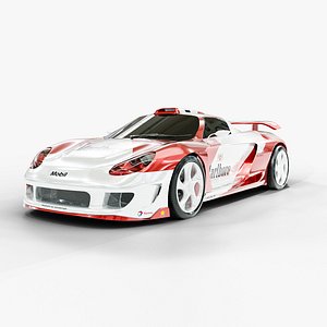 3D Porsche Carrera GT Marlboro model