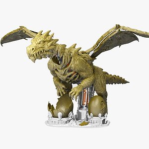 Mechanical Steampunk Dragon  Moving 3D Printable Model FDM 3D model