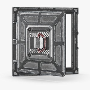 Spacecraft Safety Hatch 16 Grey