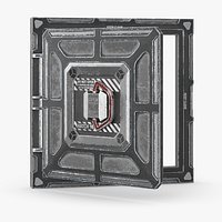 Spacecraft Safety Hatch 16 Grey