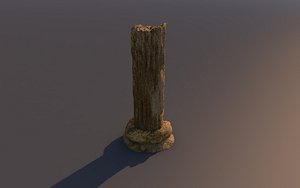 Broken ancient column