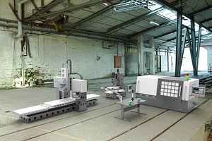 Assembly of machining equipments