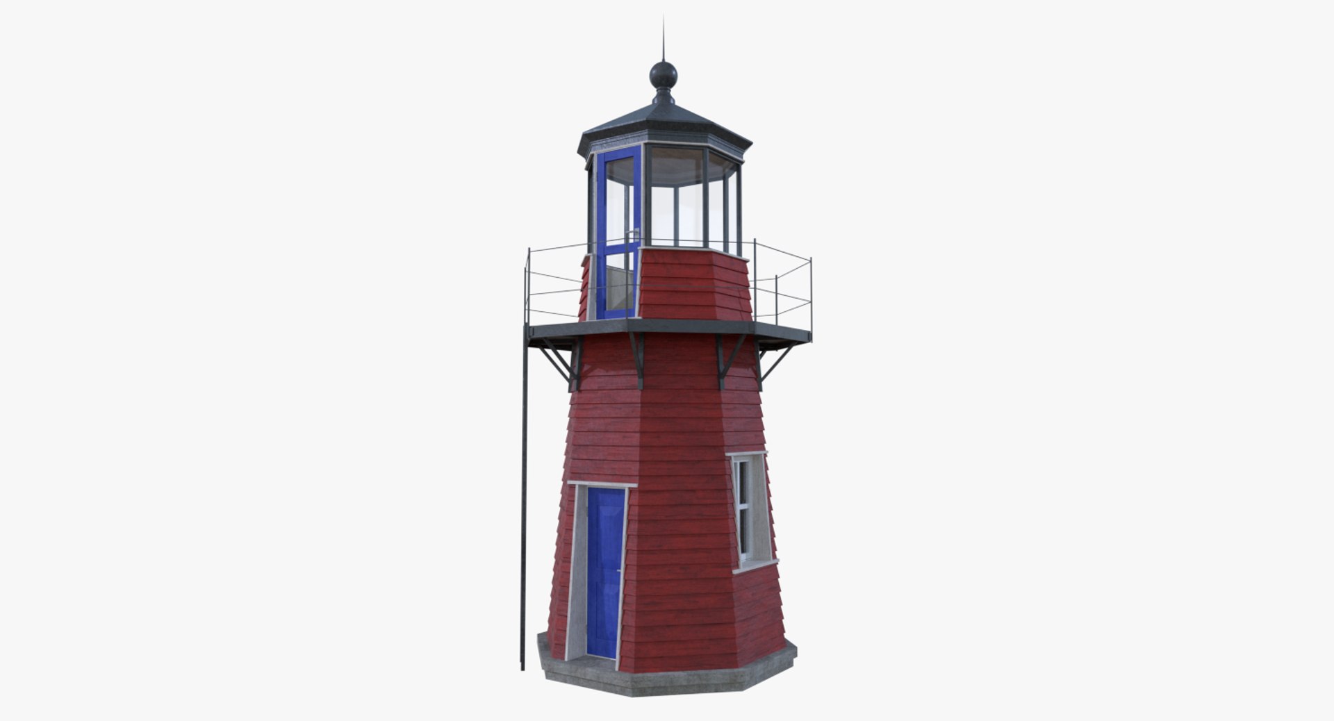 3d Model Lighthouse Interior Light