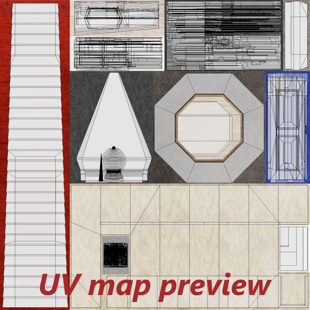 3d Model Lighthouse Interior Light
