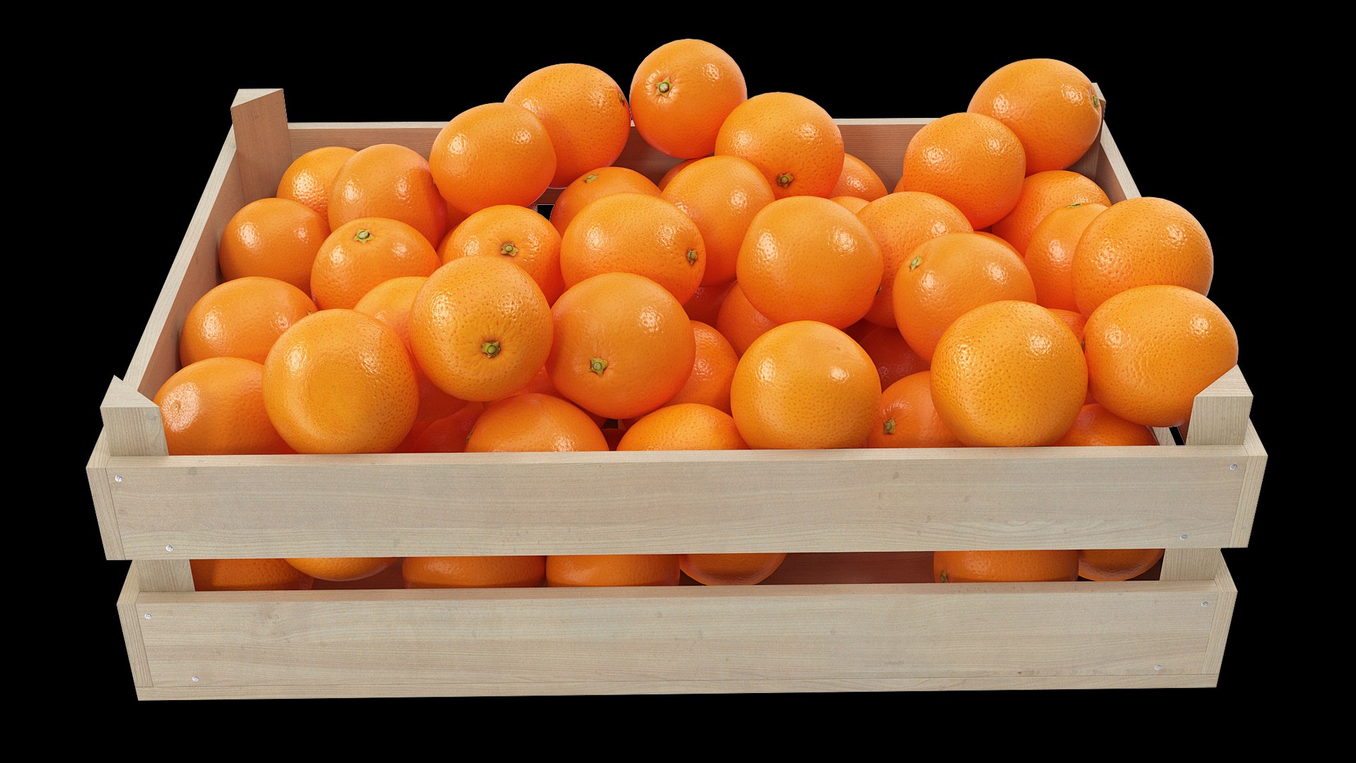 0406 wooden crate oranges model TurboSquid 1657578