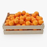 Oranges 04-06 Wooden Crate