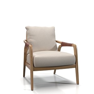 Knot Lounge Chair PBR 3D