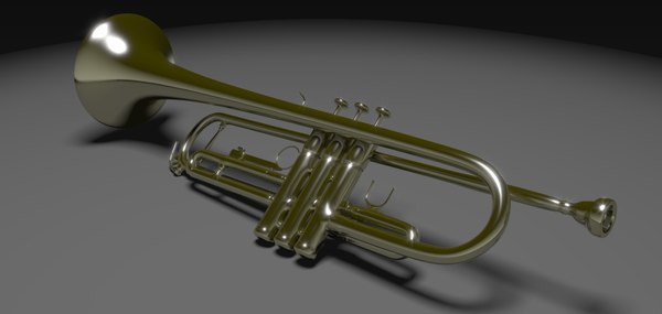 trumpet modeled 3ds