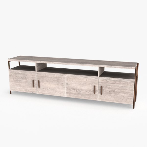 modelo 3d Consola multimedia Winter Wood Bronce claro 80 - TurboSquid ...