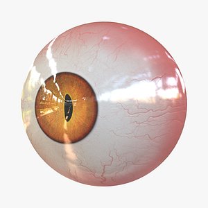 Realistic Creature Eye Red
