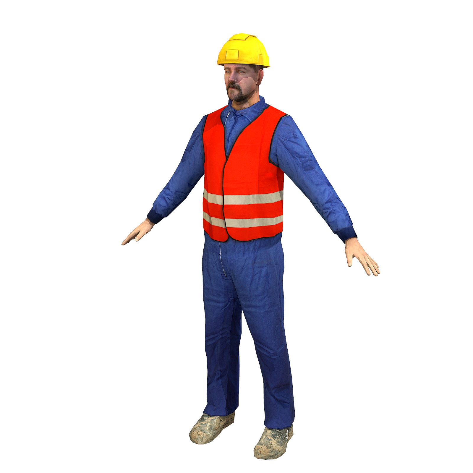 3ds max worker 02