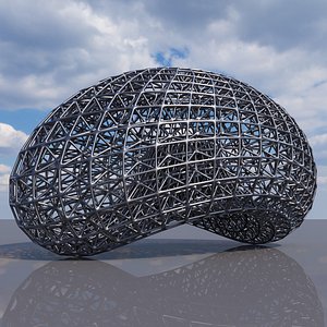 Biomorphic Space Frame Pavilion