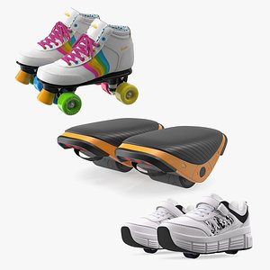 Drift Roller Skates Collection 3D