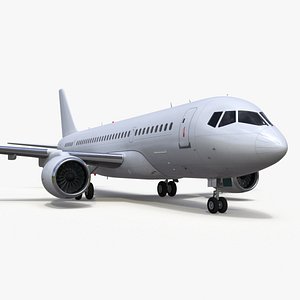 Narrow Body Airliner 3D model