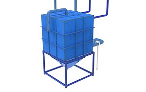 Vertical Ladle Repair Machine 3D model