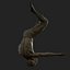 Modelo 3D caindo - anatomia masculina