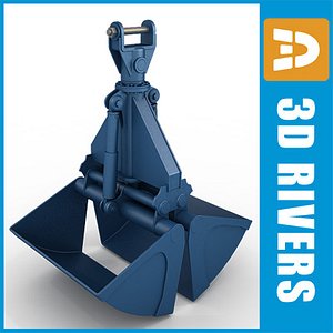 Blue clamshell grab by 3DRivers