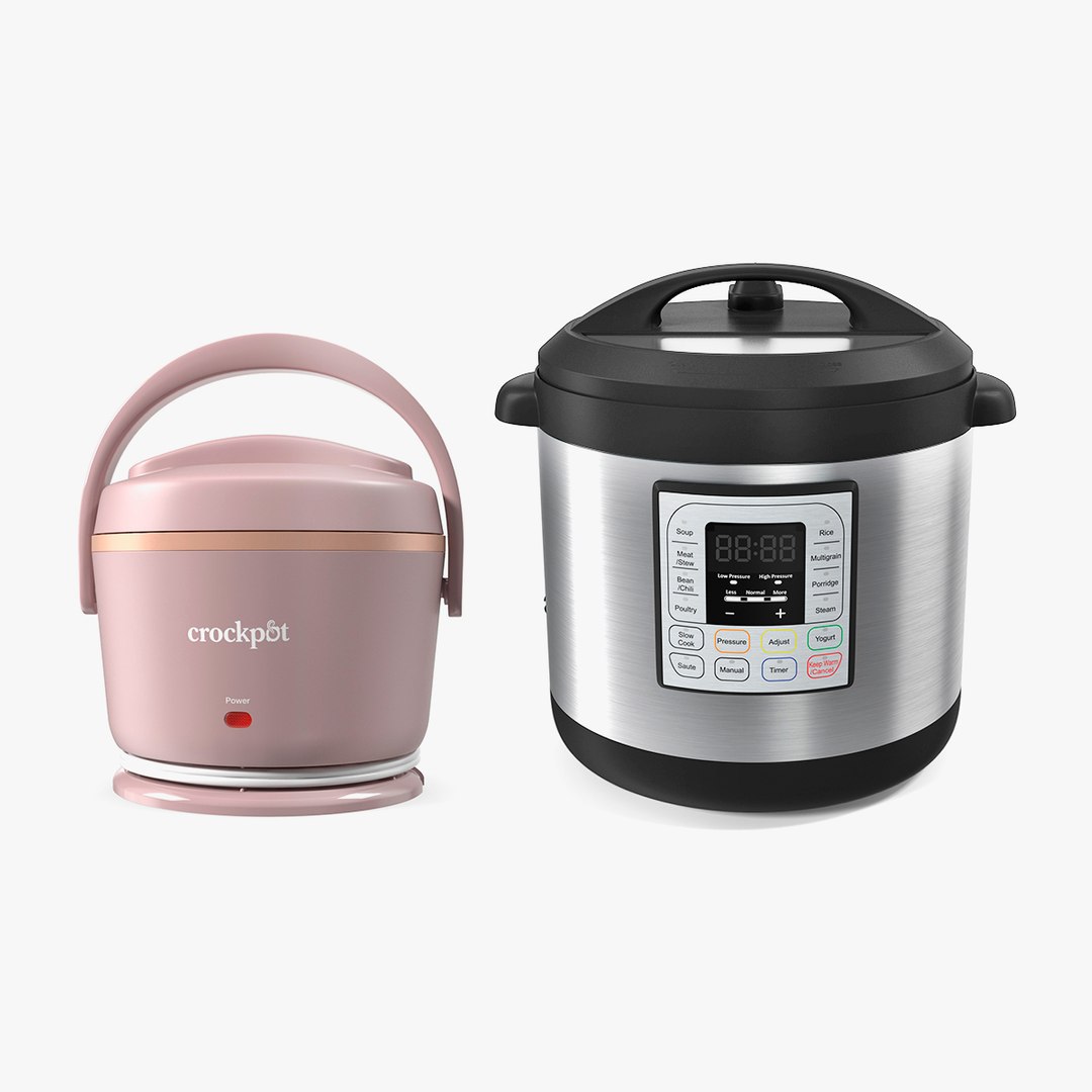 Slow Cookers Collection 3D model preview