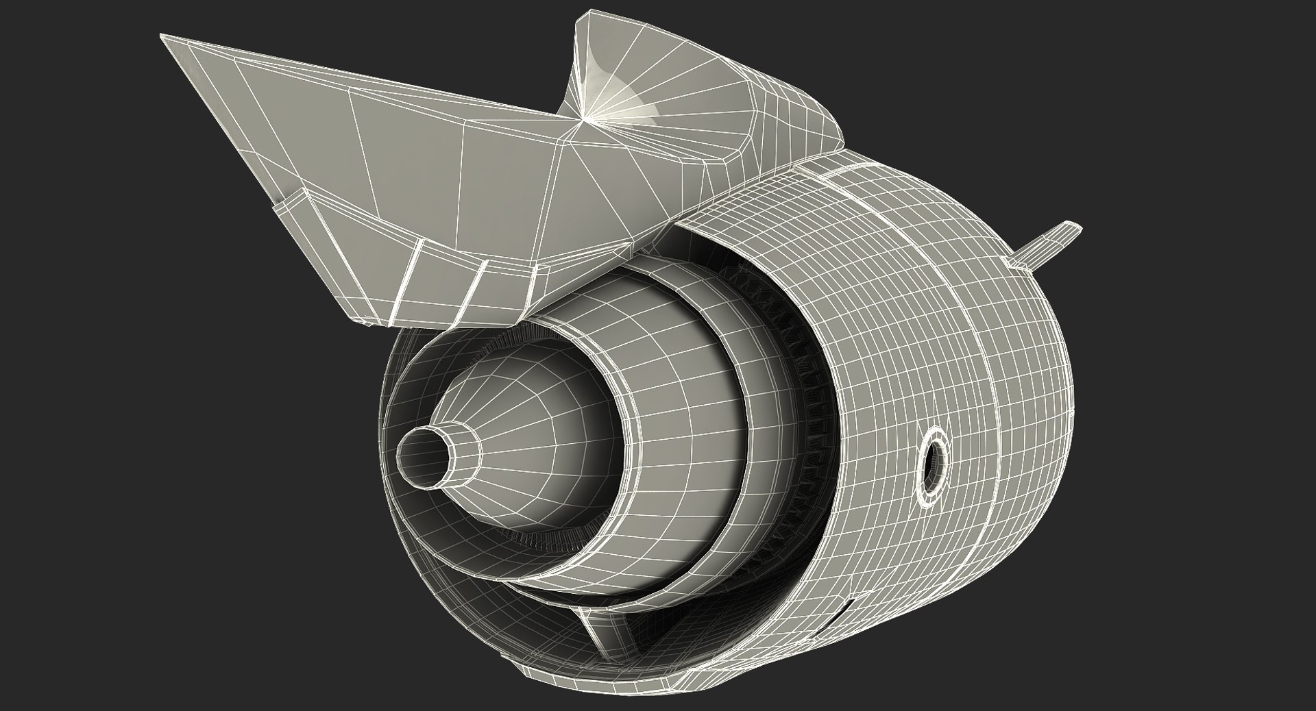 3D Aircraft Jet Turbofan Engine - TurboSquid 1236942